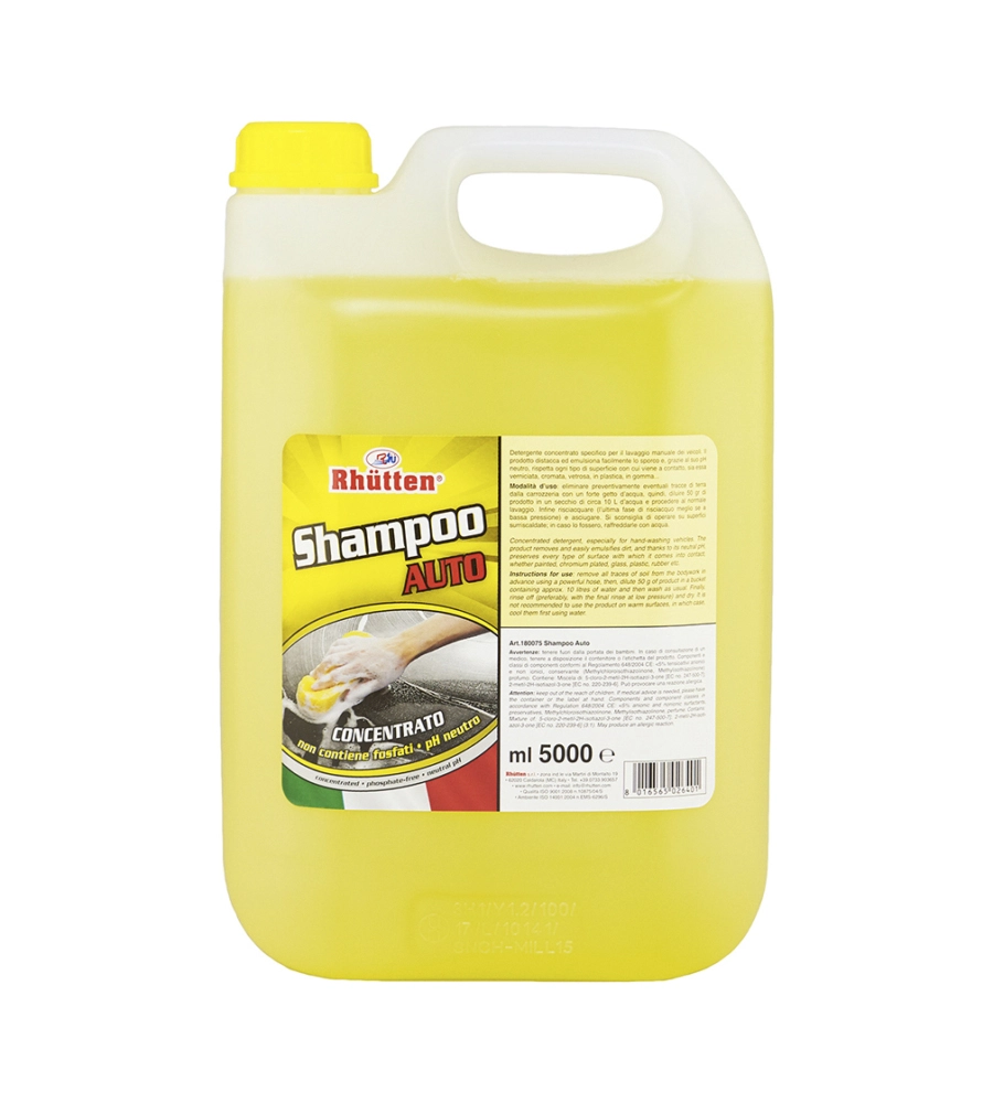 DETERGENTE AUTO CONCENTRATO RHUTTEN 5 L
