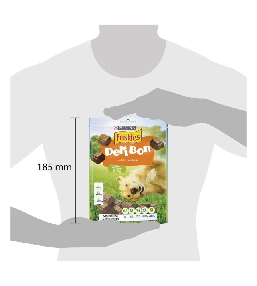 SNACK PER CANI PURINA FRISKIES "DELI-BON" CON POLLO 130 GR