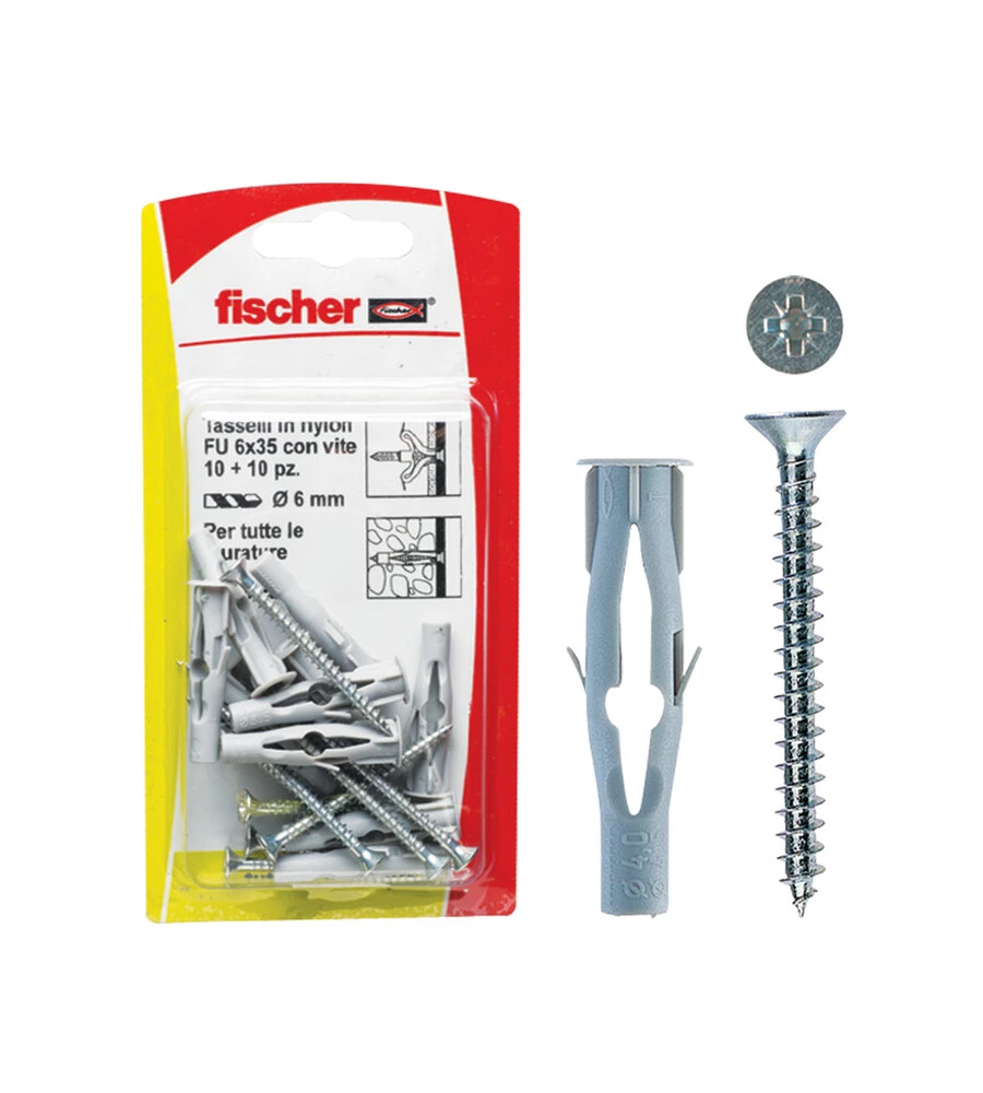 TASSELLI FU-V IN NYLON CON VITI 6X35V