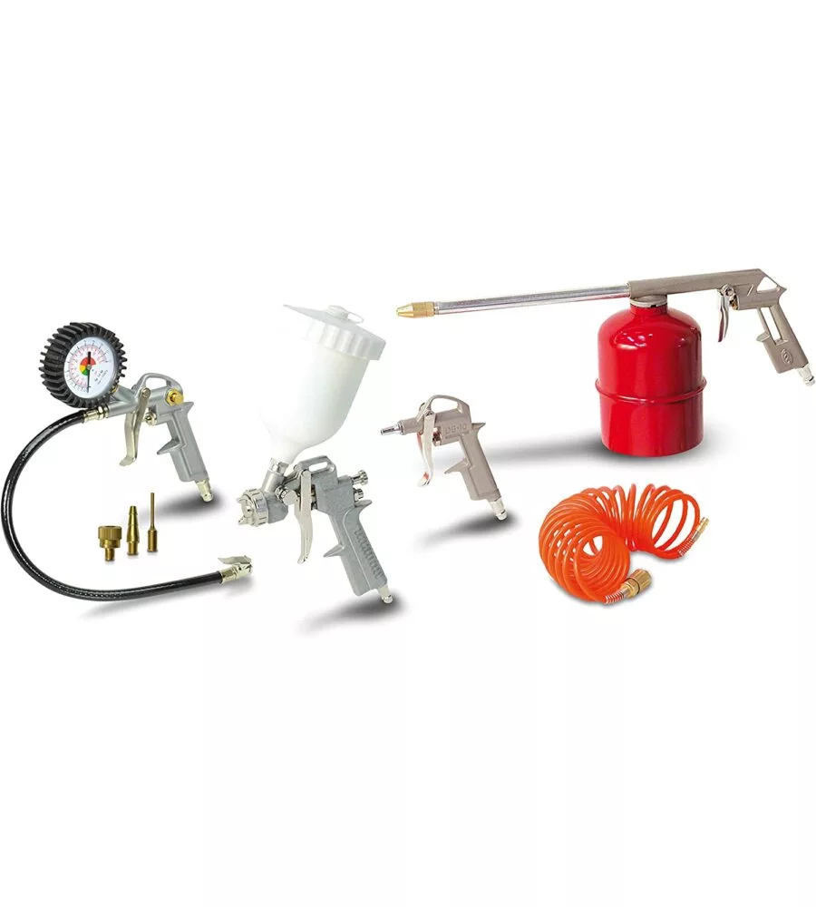 KIT 8 ACCESSORI PER COMPRESSORE ARIA COMPRESSA AD ATTACCO RAPIDO STANLEY