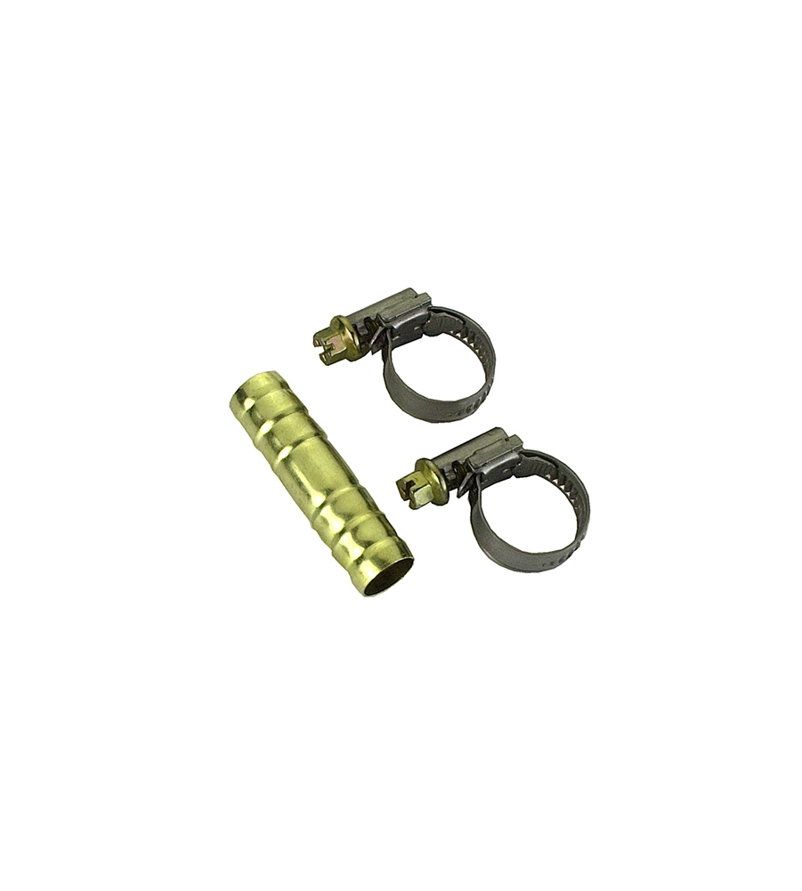 GIUNZIONE PER TUBI + 2 FASCETTE - 19 MM = 3/4”