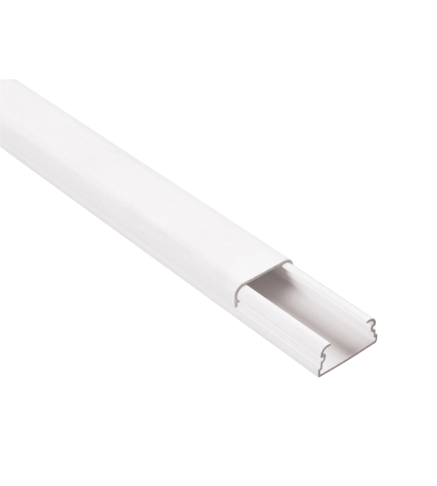 POLY POOL - 2 M CANALE PORTACAVO 20 MM X 10 MM BIANCO