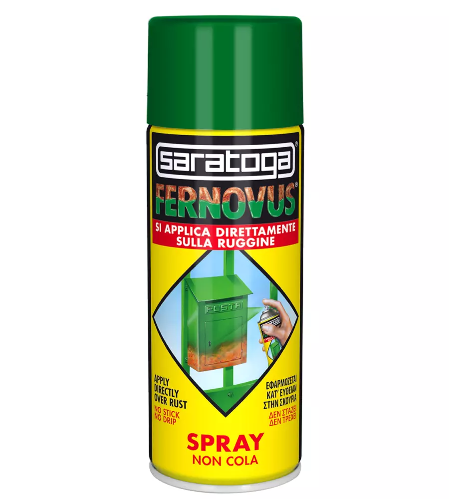 Spray smalto gel antiruggine Saratoga "Fernovus" castagna 400 ml