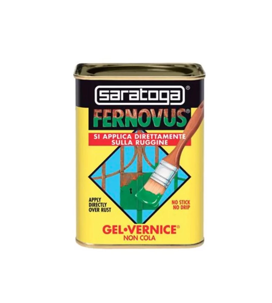 SMALTO GEL ANTIRUGGINE SARATOGA "FERNOVUS" TABACCO 750 ML