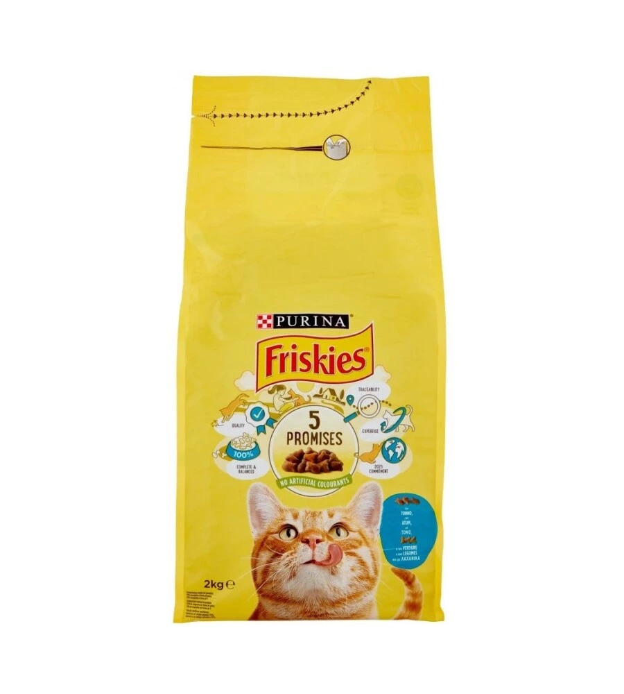 CROCCHETTE PER GATTO ADULTO "VITALITY" CON TONNO E VERDURE , 2KG - PURINA