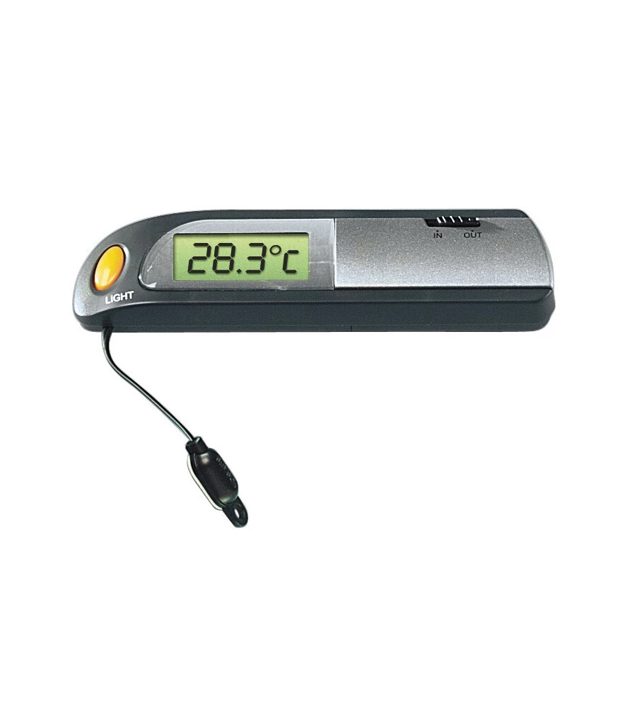 TERMOMETRO THERMO-DIGITALE INTERNO/ESTERNO   Dimensione: 115x27x15 mm  86309