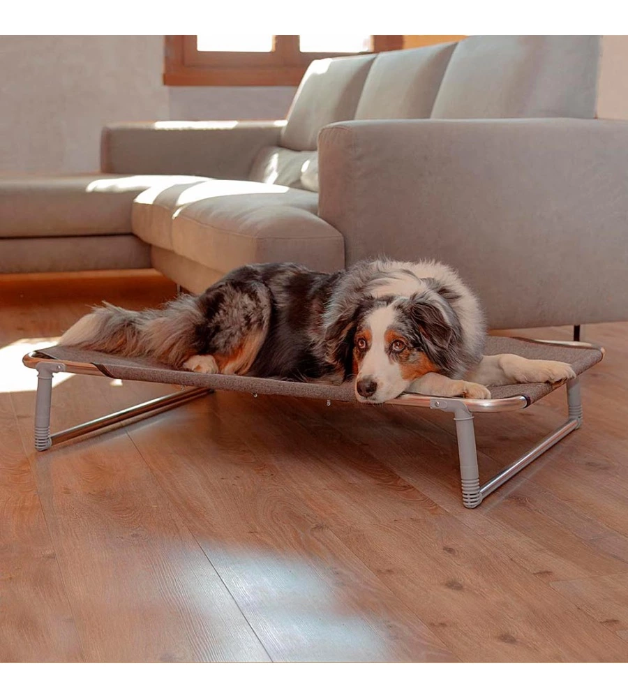 CUCCIA LETTINO PER CANI "DREAM 100" IN ALLUMINIO, 105X63X18 CM - FERPLAST