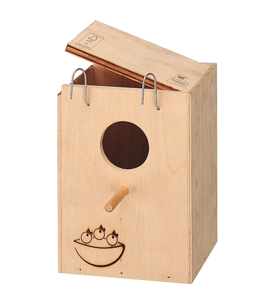 NIDO PER UCCELLI IN LEGNO FERPLAST "SMALL" 13X12X17 CM