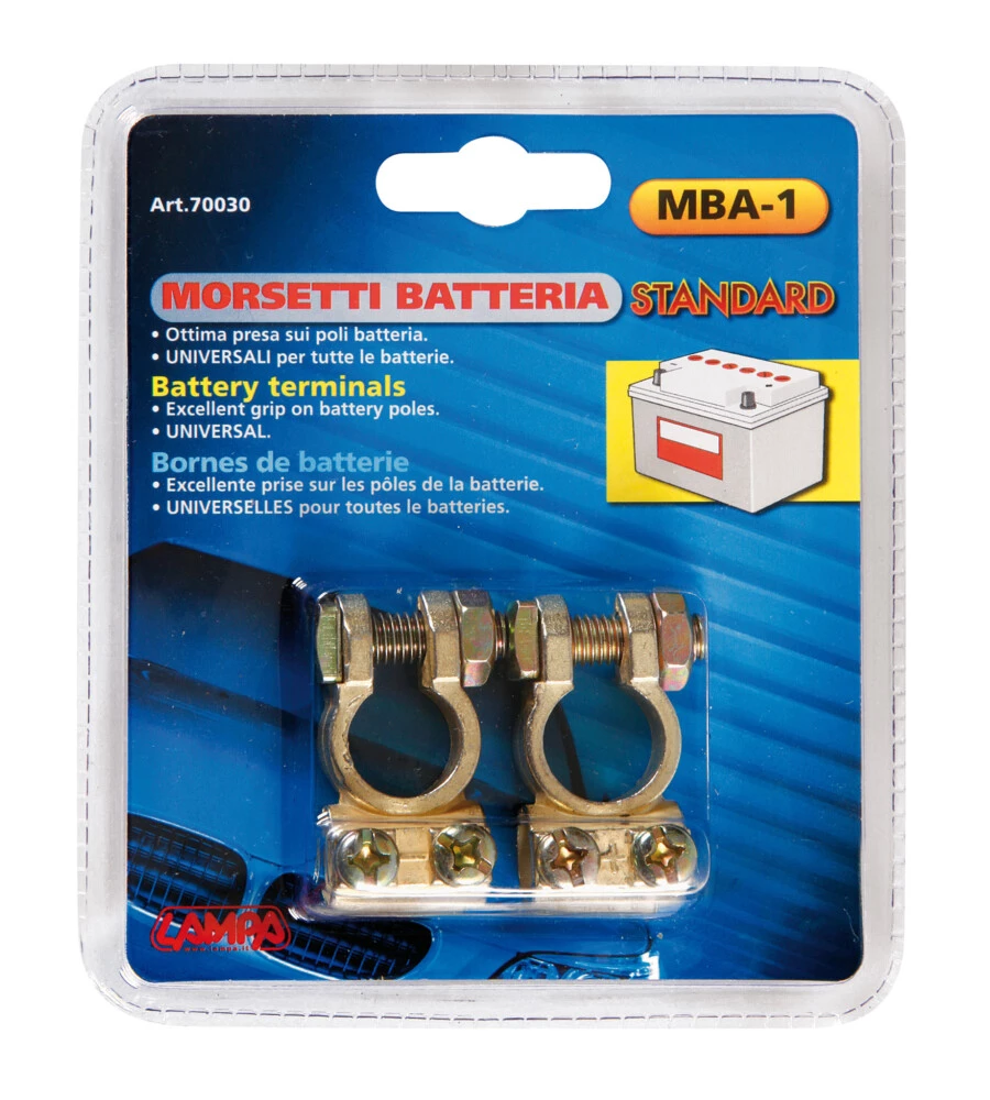 SERIE MORSETTI BATTERIA STANDARD  70030