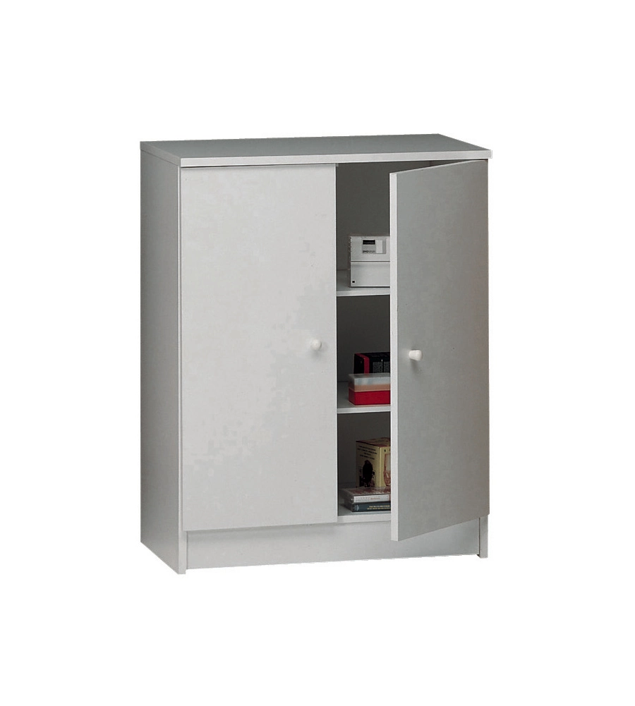MOBILE  2 ANTE  BIANCO, 62X80X34 CM