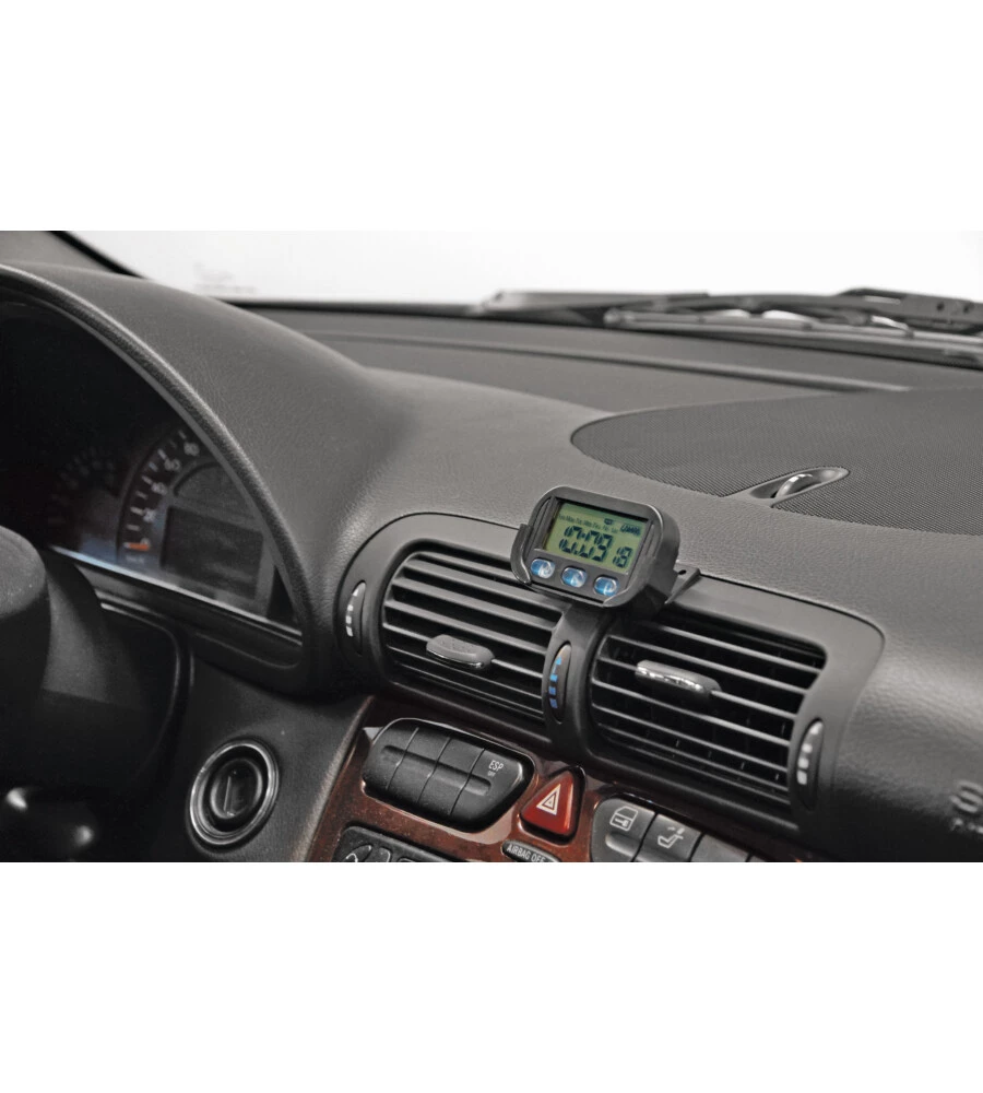 OROLOGIO DIGITALE QUARZO CON SUPPORTO PER AUTO "JUMBO"