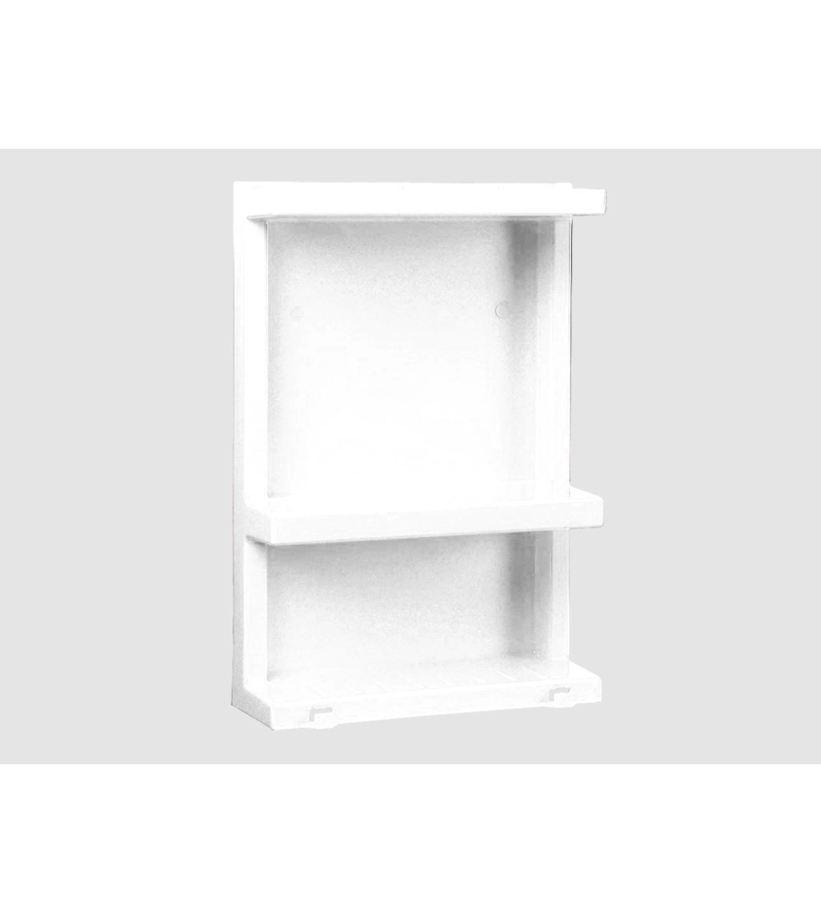 MENSOLA BAGNO RETT.3P CM40