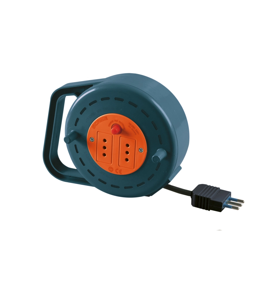 POLY POOL - AVVOLGICAVO 5 M CON SPINA E 2 PRESE 10 A