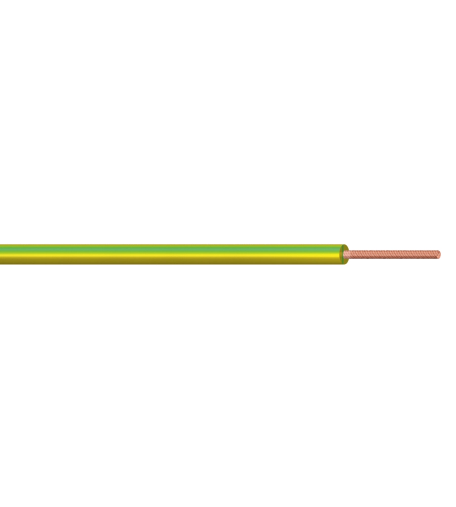 POLY POOL - 20 M CAVO H07V-K 1 X 1,5 MM² GIALLO / VERDE