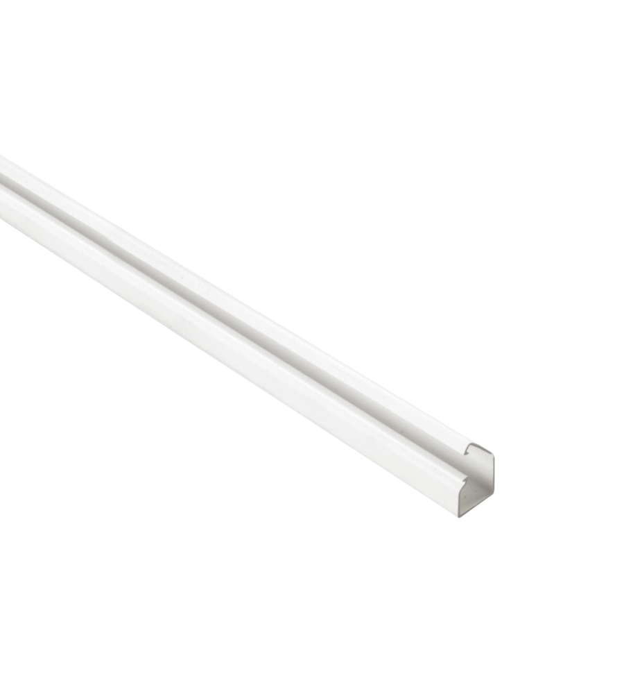 POLY POOL - 2 M CANALE PORTACAVO ADESIVO 12 MM X 12 MM BIANCO