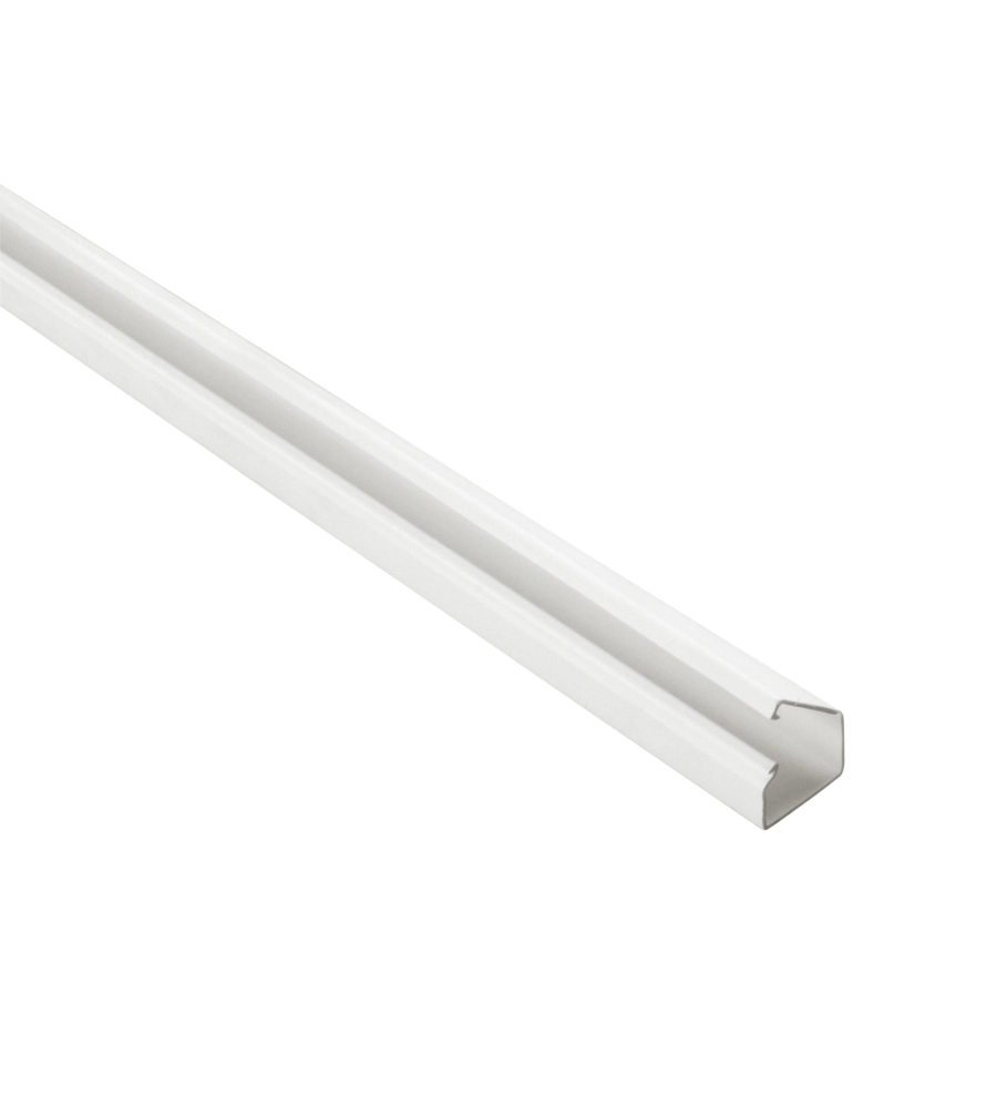 POLY POOL - 2 M CANALE PORTACAVO ADESIVO 16 MM X 12 MM BIANCO