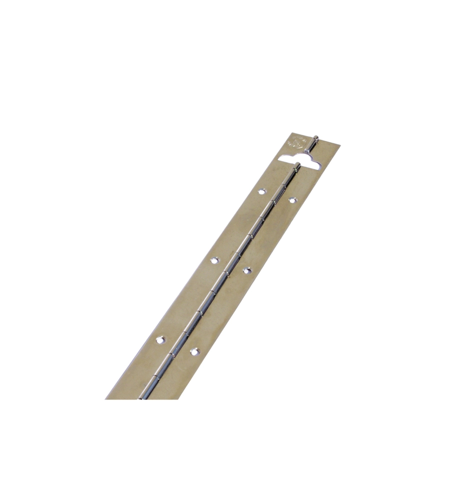 CERNIERA A METRAGGIO - 1200 X 32 MM. - NICHELATO