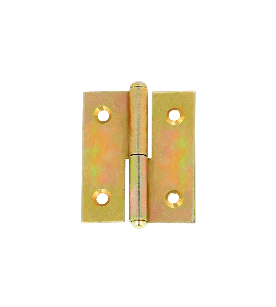 CERNIERE PER MOBILI DX 50X40 OTTONATE 2 PZ. - 50 X 40 MM. - OTTONATO - 2 PZ.