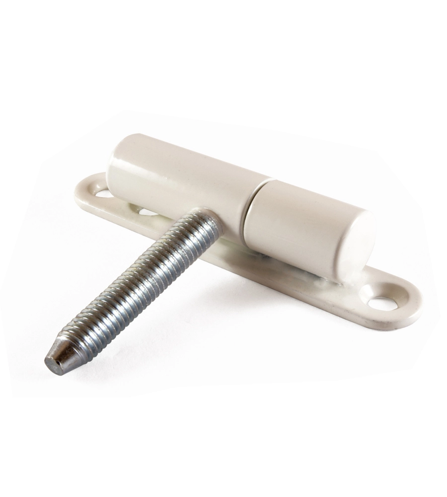 CERNIERE "ANUBA" PLASTIFICATE - Ø 15 MM. - BIANCO - 2 PZ.