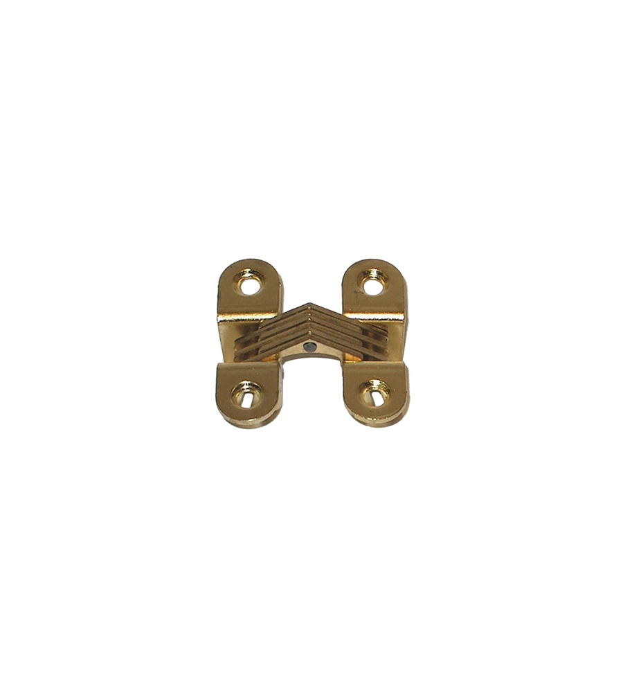 CERNIERE INVISIBILI - 25 X 80 MM. - ACCIAIO NICHELATO - 2 PZ.