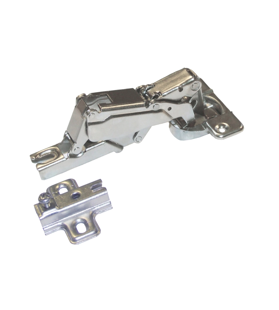 CERNIERE APERTURA 180° COLLO BASSO - 2 PZ.