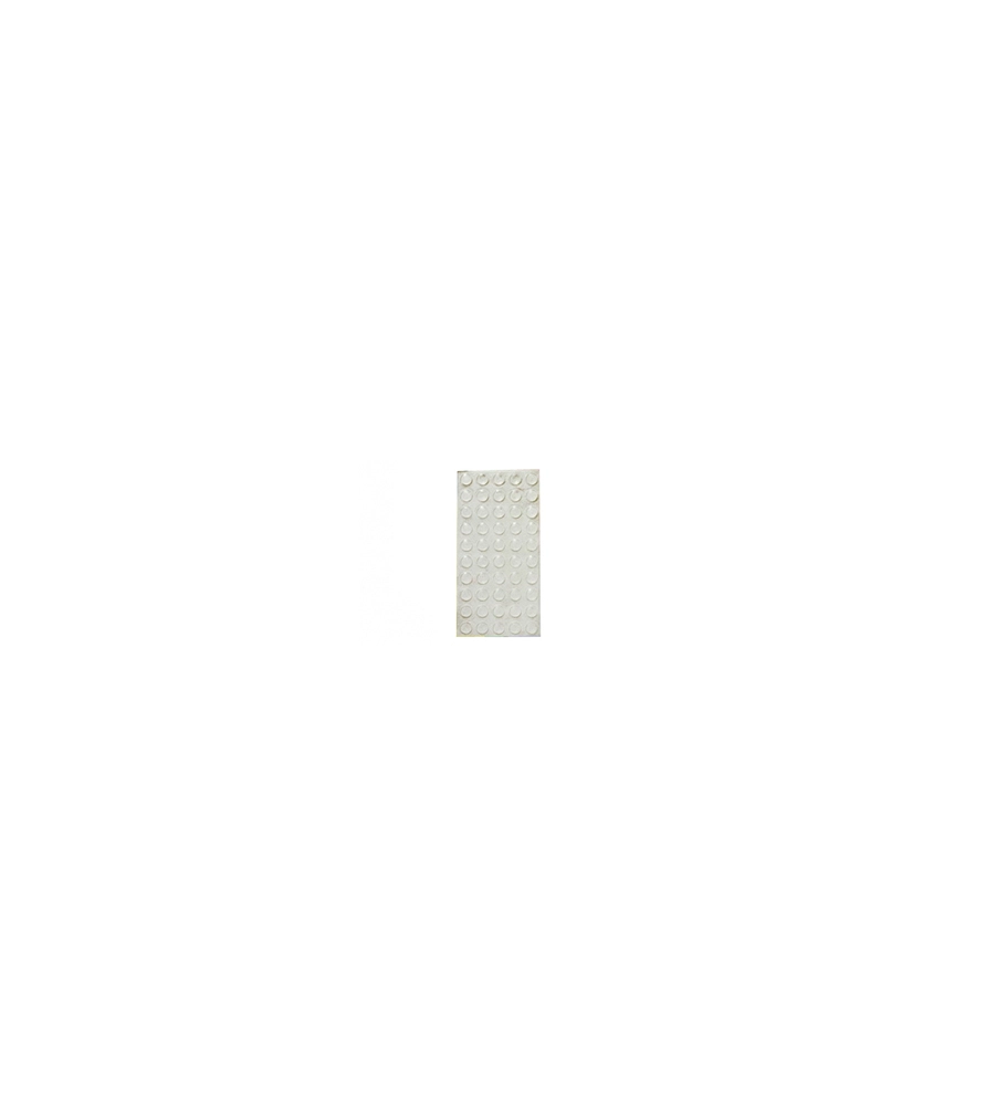 PARACOLPI ADESIVI TRASPARENTI - Ø 7 SPESSORE 1,5 MM. - 50 PZ.