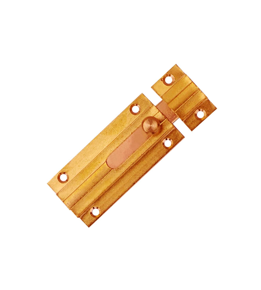 CATENACCIO SAGOMATO - 125 MM. - OTTONE LUCIDO - 1 PZ.
