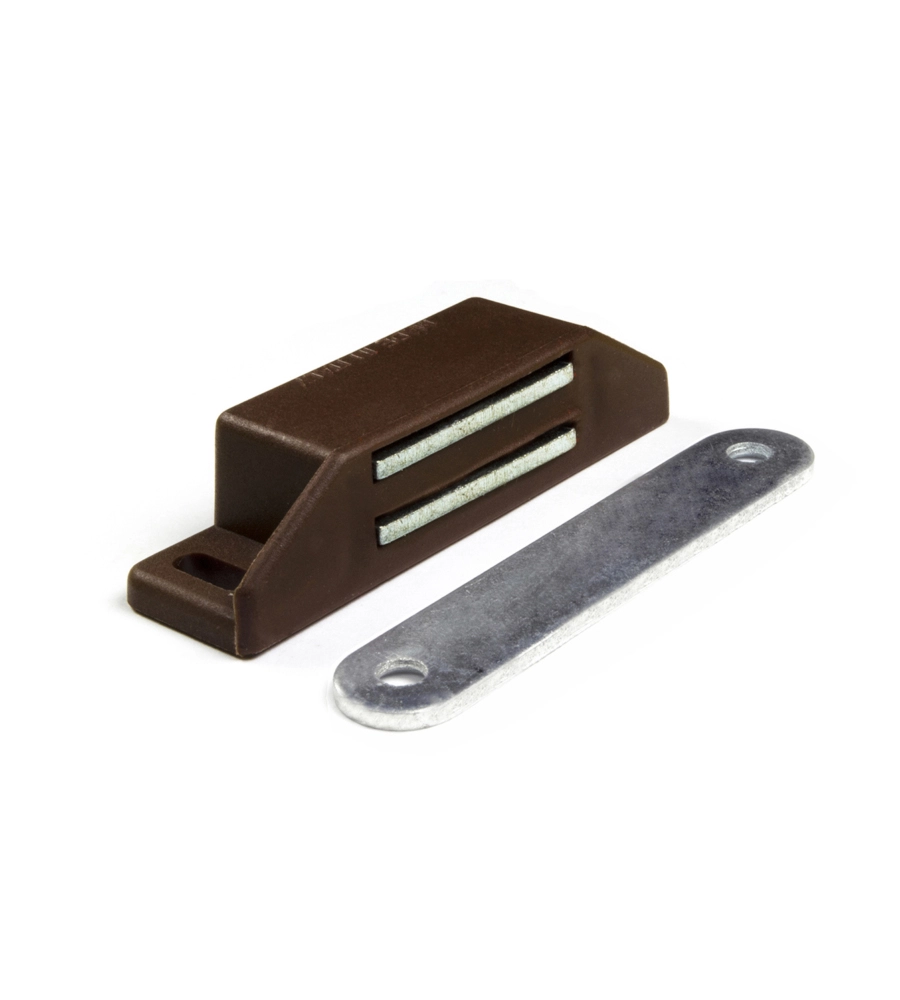 CHIUSURE MAGNETICHE DA APPLICARE - FORZA 8 KG. - MARRONE - 1 PZ.