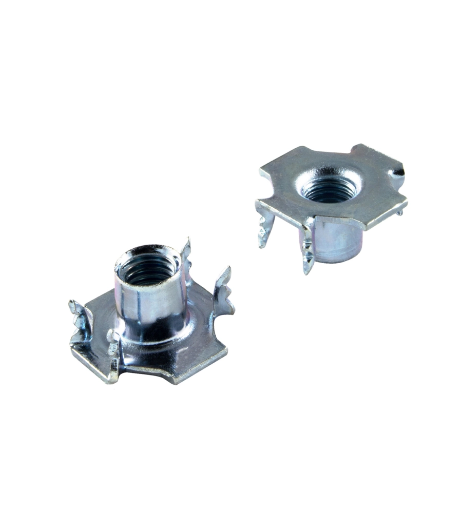 FONDELLI "RAGNO" A 4 PUNTE - FILETTO M10 - 25 X 12 MM. - 4 PZ.