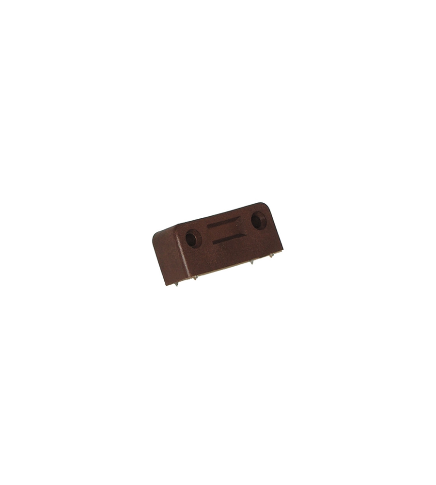 GIUNZIONI D'ASSEMBLAGGIO PER ARMADI - 50 X 21 MM. - MARRONE - 2 PZ.