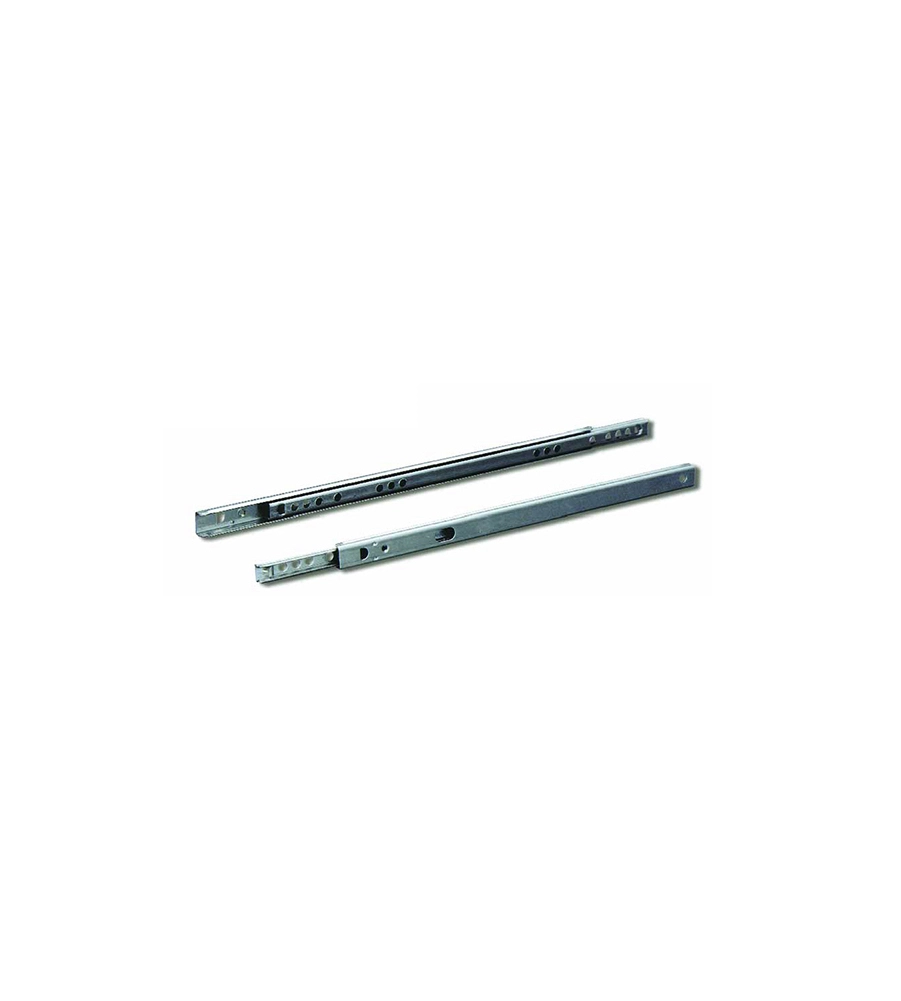 GUIDE PER CASSETTI A SFERA SCORREVOLI - 344 - 550 MM. - ZINCATO