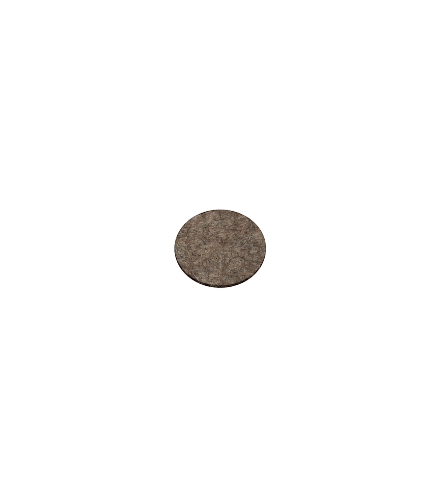 FELTRINI ADESIVI TONDI IN LANA - Ø 28 MM. - BIANCO - 4 PZ.