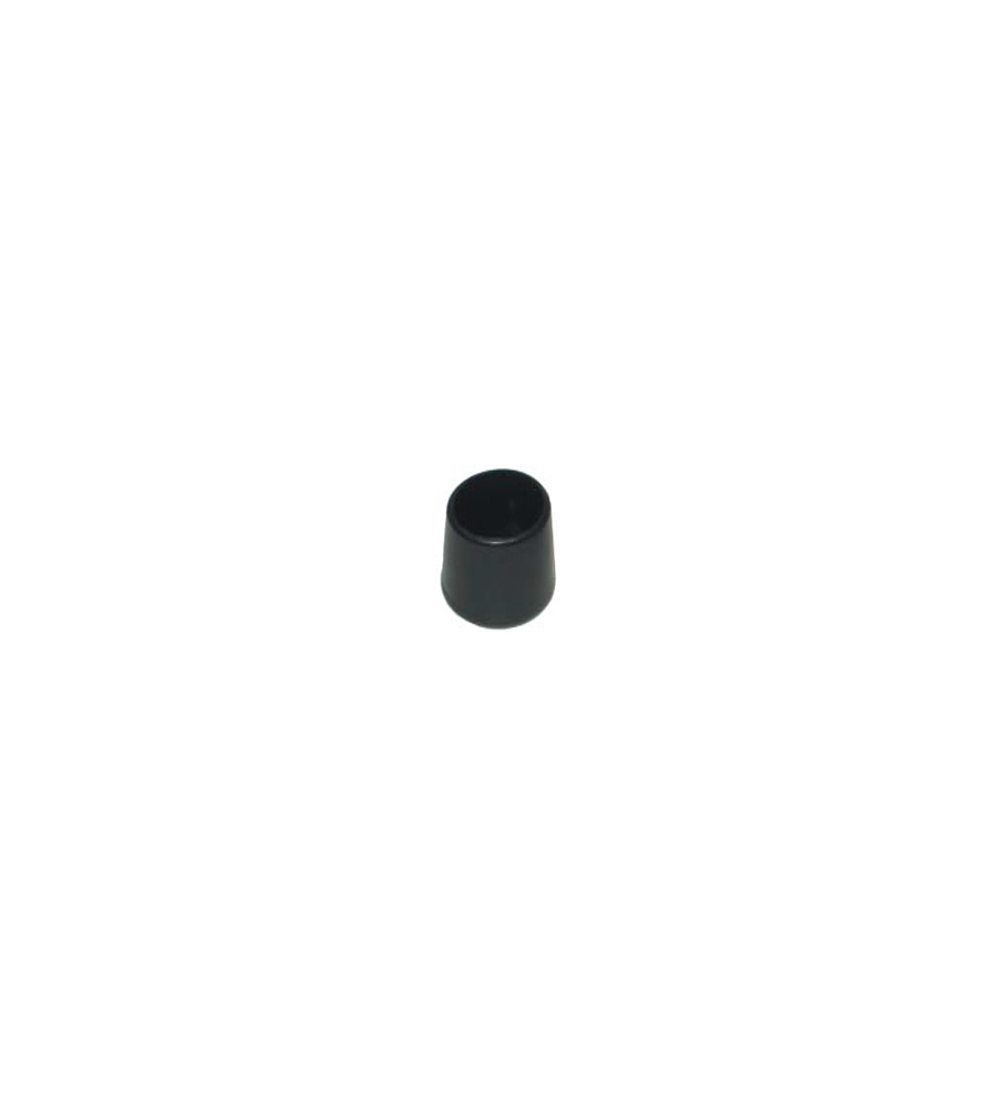 CALZARI ESTERNI PER TUBI TONDI - Ø 18 MM. - NERO - 4 PZ.