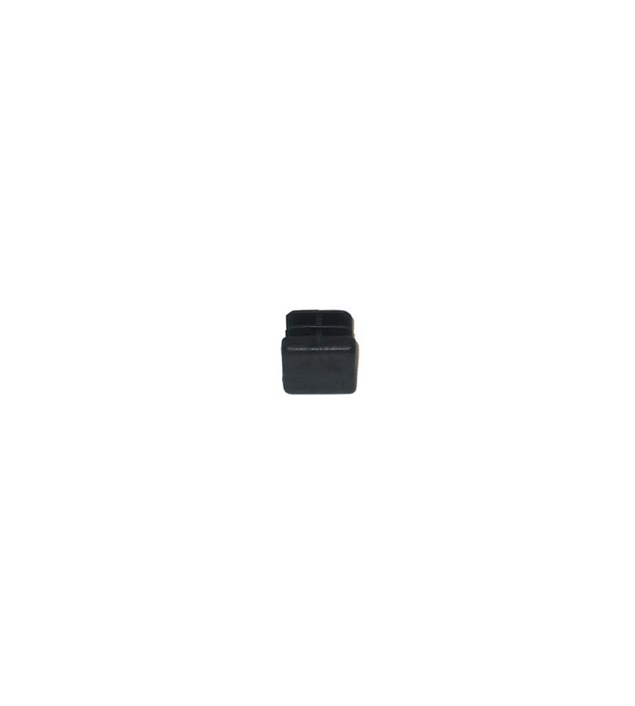 CALZARI INTERNI PER TUBI QUADRI - 30X30 MM. - NERO - 4 PZ.