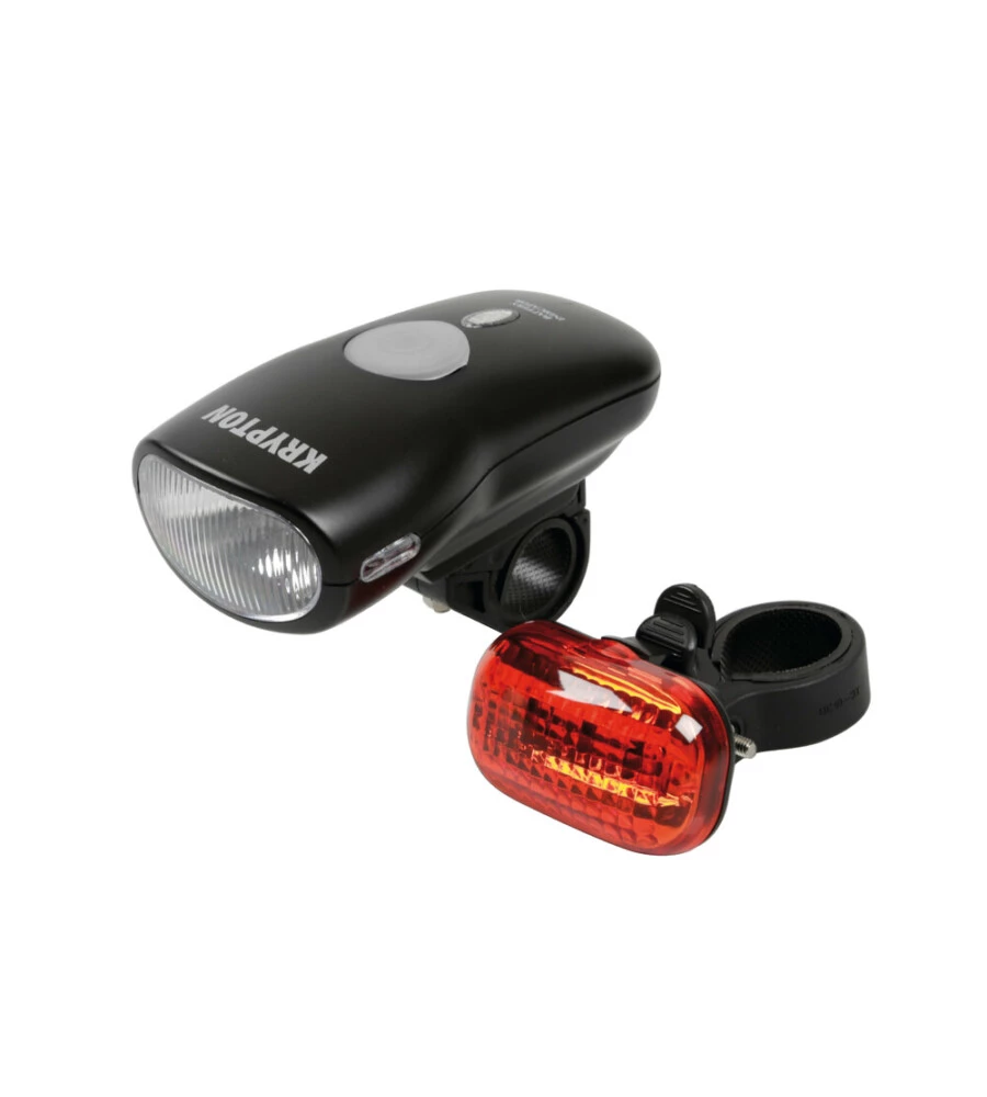 KIT FARI PER BICICLETTA A LED LAMPA ANTERIORE E POSTERIORE - 93575