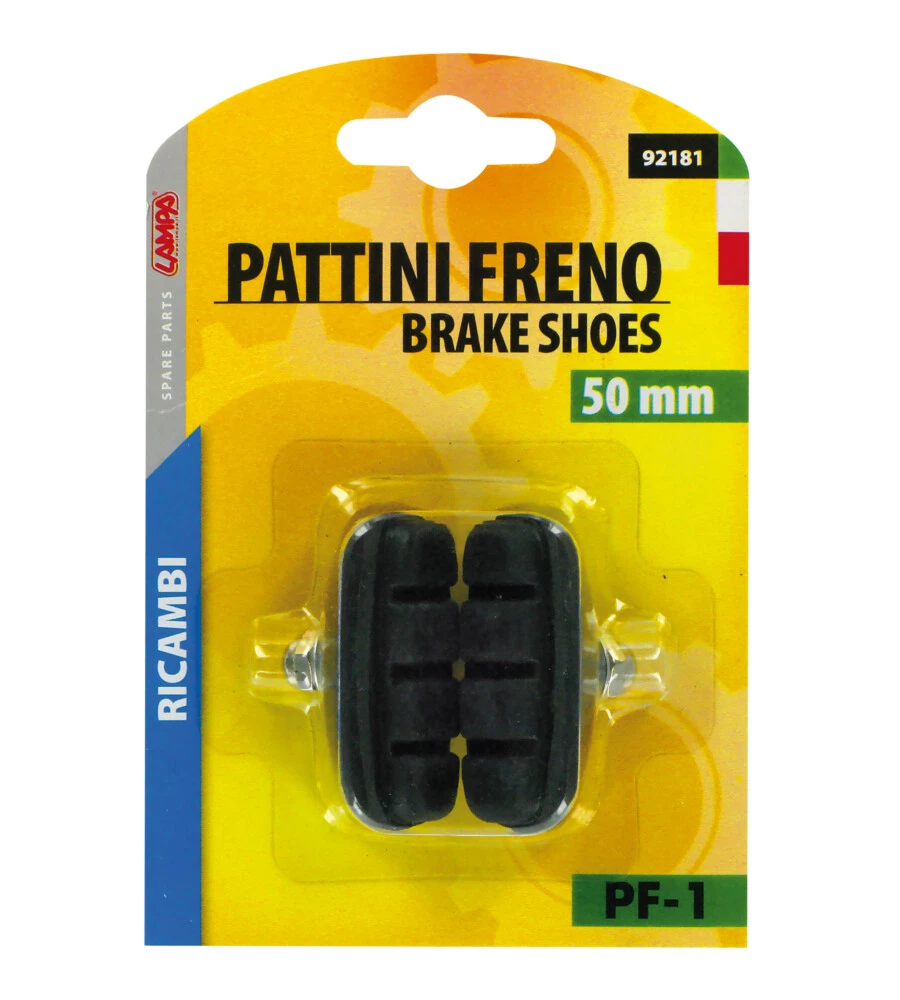 COPPIA PATTINI FRENO DA 50MM  92181