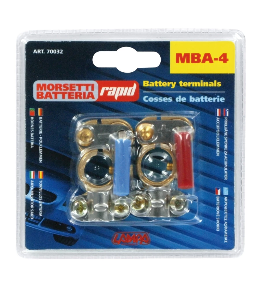 SERIE MORSETTI BATTERIA "RAPID"  70032