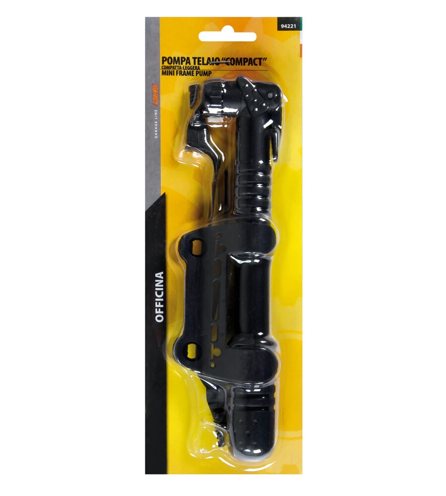 POMPA TELAIO PER BICICLETTA LAMPA "COMPACT PT-1" 21 MM 230 MM - 94221