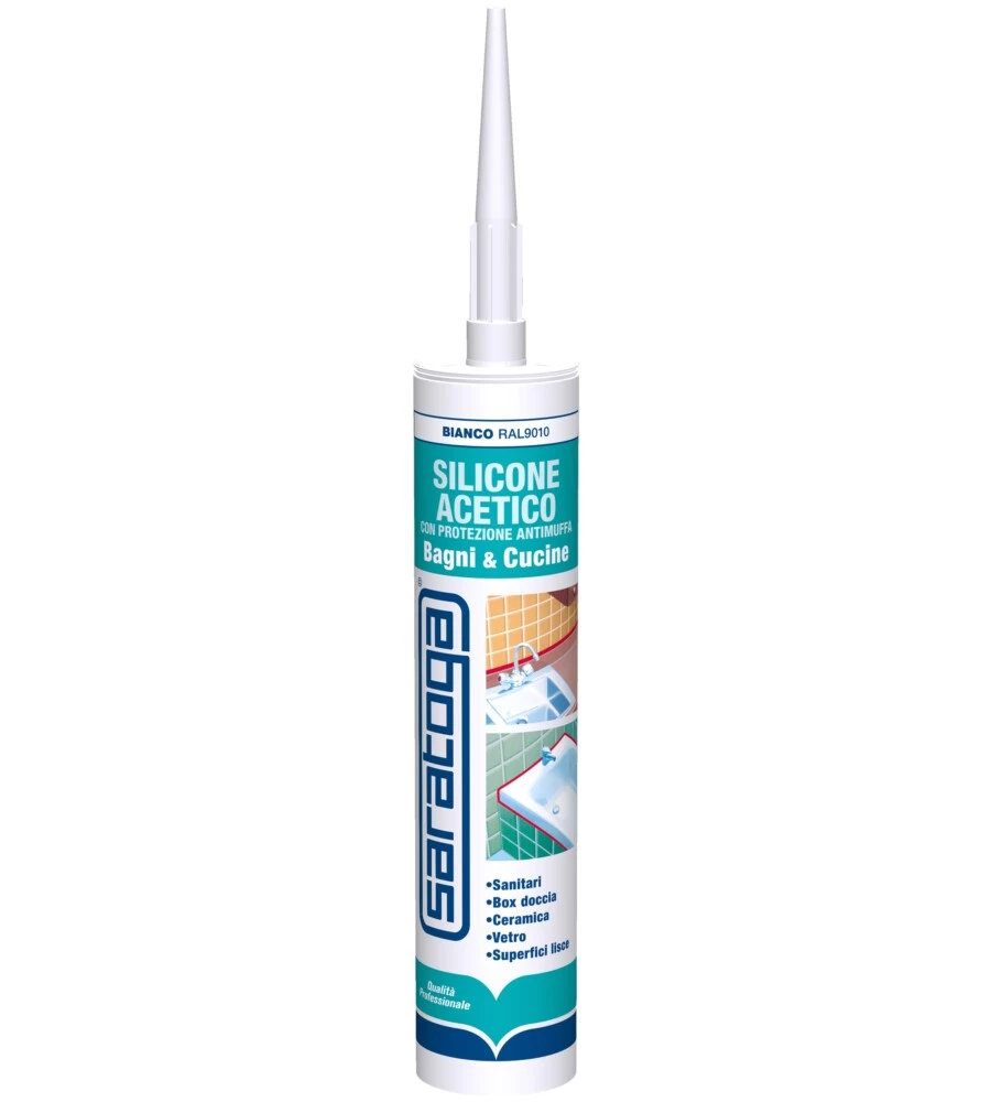 SILICONE ANTIMUFFA BIANCO 280 ML - SARATOGA.