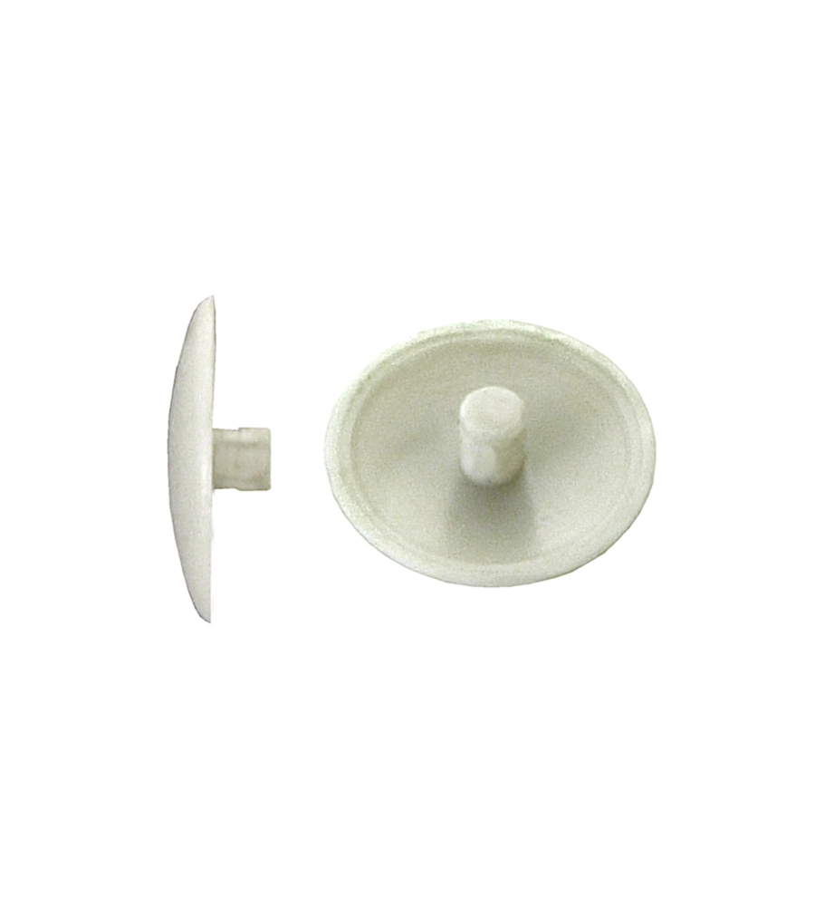 CAPPUCCI COPRIVITE (PER VITI CON FORO) NERI 18 PZ.