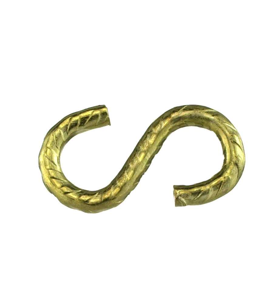 GANCI A "S" APERTI RUSTICI 3,8X40 MM. - 2 PZ.