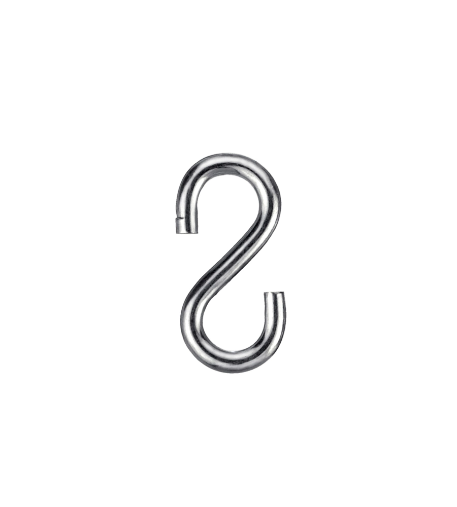 GANCI A "S" APERTI 4,8X50 MM. - 4 PZ.