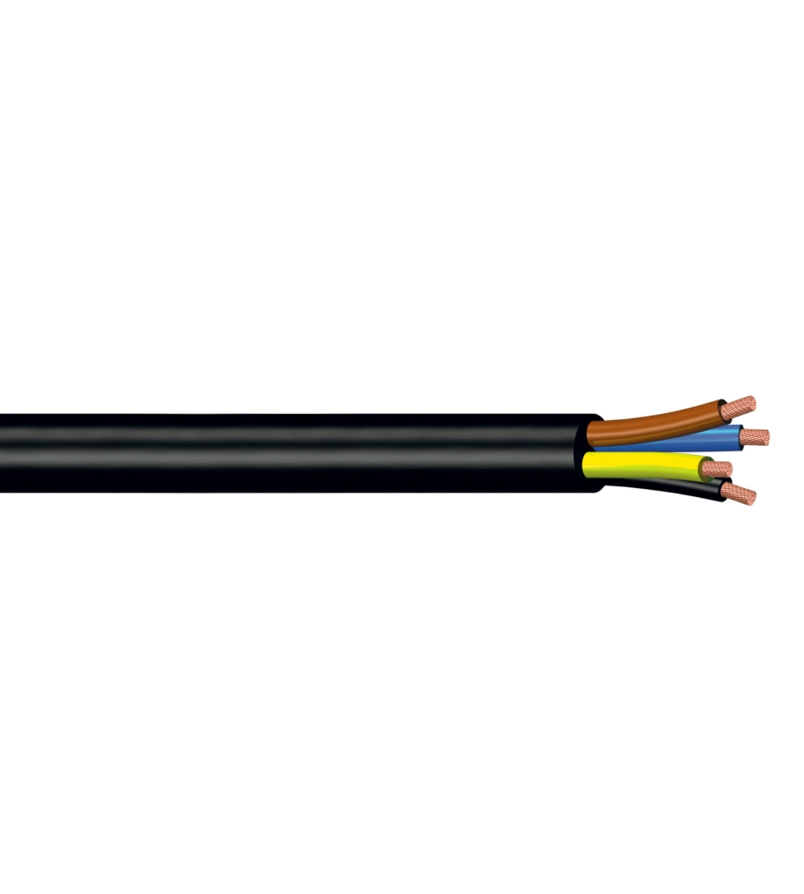 POLY POOL - 10 M CAVO H05VV-F 4 X 1,5 MM² NERO