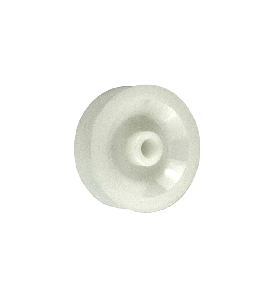 ROTELLA PER FUNI Ø 8 MM. IN POLIAMMIDE BIANCO Ø 65 MM.