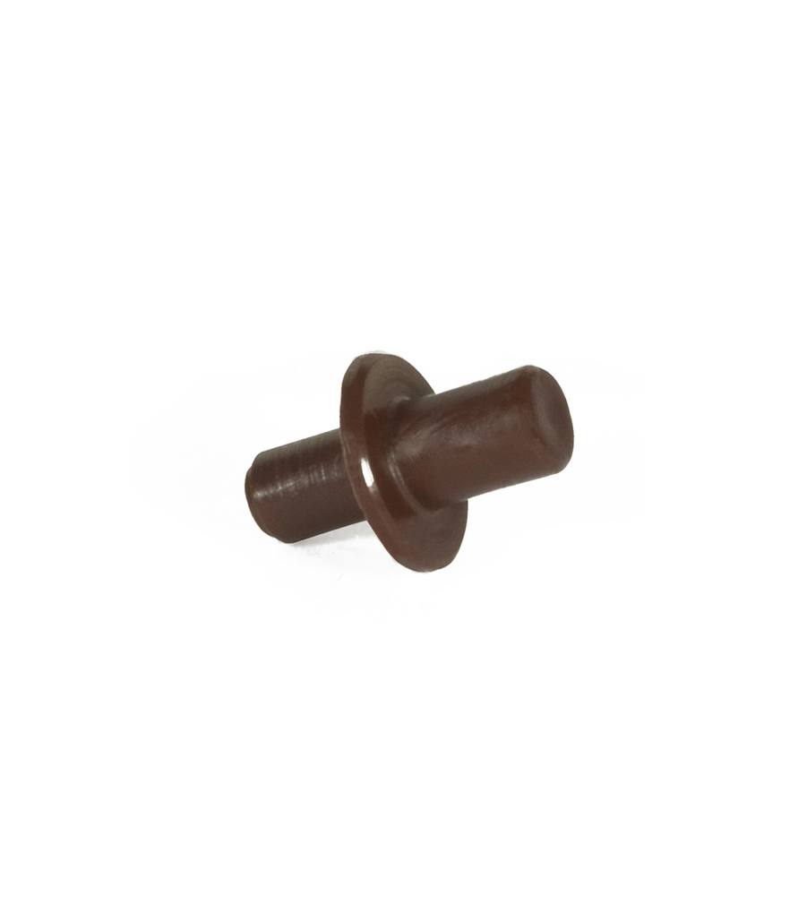 REGGIPIANI IN NYLON CON FLANGIA - MARRONE - 16 PZ.