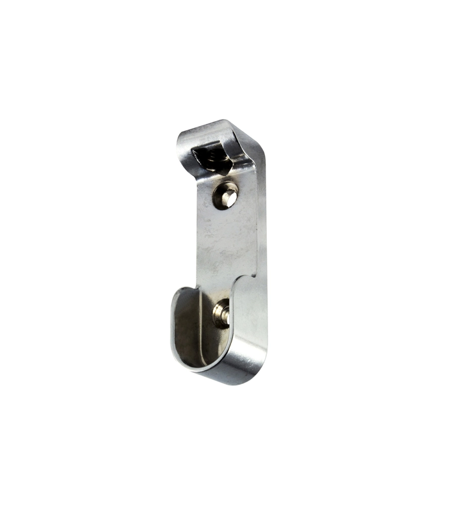 SUPPORTI ZAMA PER TUBO OVALE - CROMATO - 2 PZ.