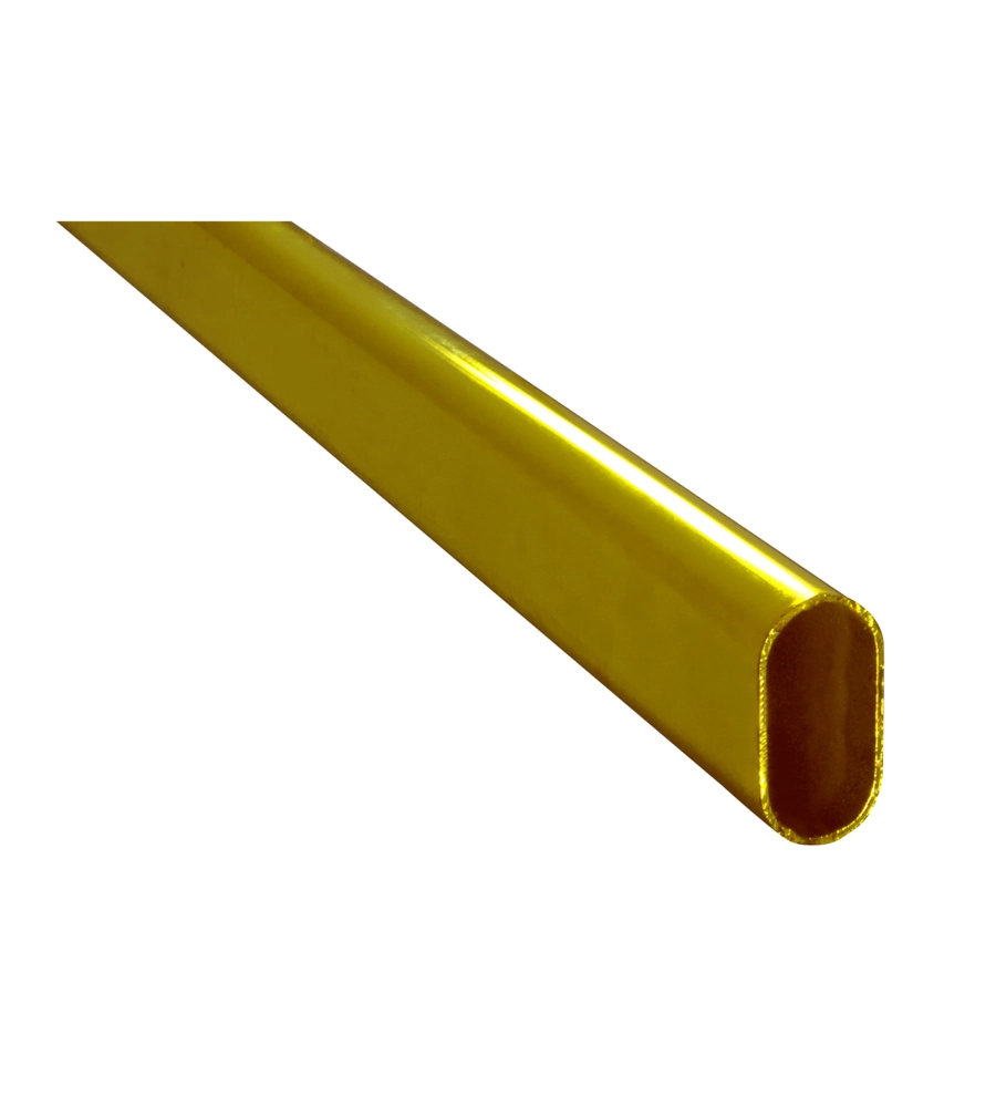 TUBO PER ARMADI OVALE - 120 CM. - OTTONATO