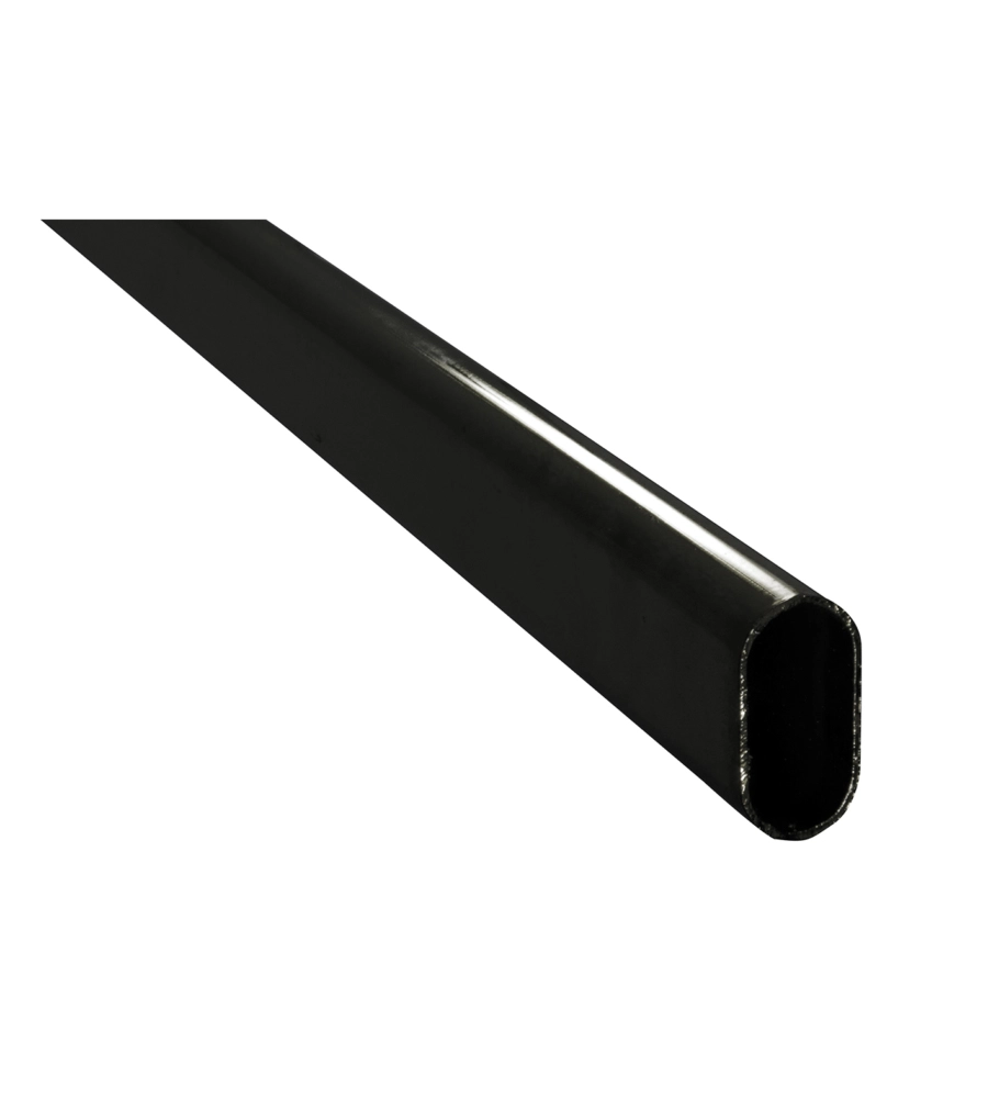TUBO PER ARMADI OVALE - 120 CM. - NERO