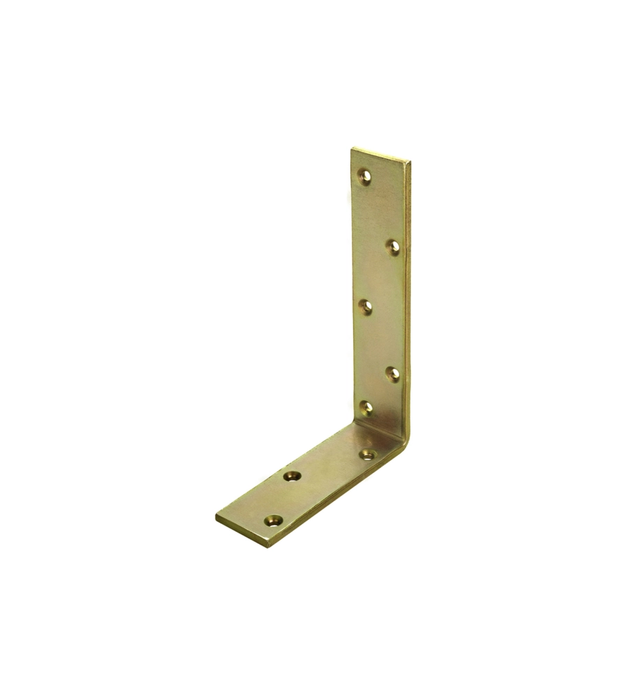 LASTRINE ANGOLARI 120 X 80 MM. - ZINCATE GIALLO - 1 PZ.
