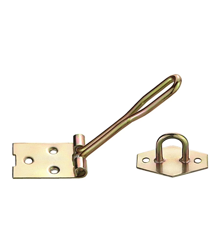 CHIUSURA PORTALUCCHETTO 100 MM. - ZINCATO GIALLO